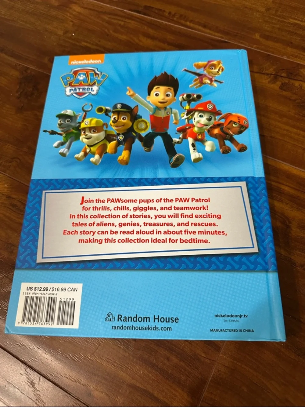 Paw Patrol Book Bundle 5 Minute Stories Graduation Day TY Everest + Rocky Figure